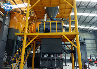 Grande linha de produção seca operação conveniente automatizada do almofariz dos misturadores de cimento