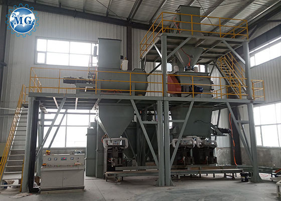 10-30 a linha de produção telha do almofariz da mistura seca do T/H reboca a fatura da máquina