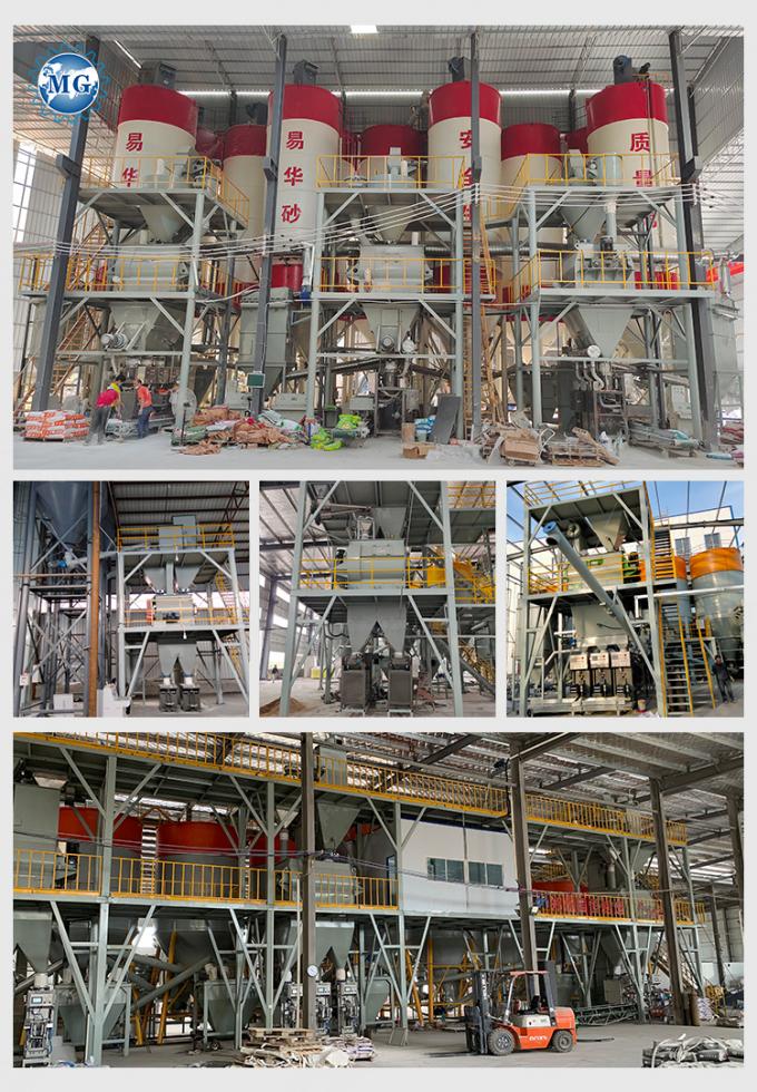 Sistema de controlo PLC e automação automática na linha de produção de adesivos para azulejos 11