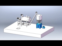 Linha de produção seca simples do almofariz