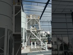 Fabricação de adesivo de telhas industriais, argamassa seca, duplo turno, agravic, alta eficiência