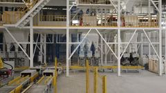 Dry Mix Mortar Plant with Robot Palletizer