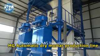 Linha de produção automática de argamassa seca Kosovo 10-12 T/H