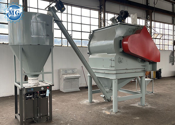 Máquina seca do misturador do pó da máquina seca industrial simples do misturador de almofariz 3-5T/H