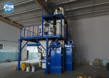 Linha de produção seca de poupança de energia operação rápida semi automática do almofariz do misturador da fita