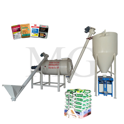 Máquina simples de mistura de argamassa de pó seco para a construção de parede de areia de mastigação Mixer de cimento de azulejos cerâmicos