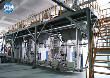 O PLC controla a linha de produção seca do almofariz com sistema 8m * 8m do compressor de ar * 10m
