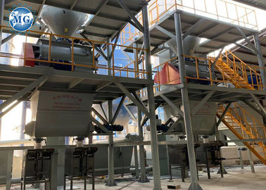 Máquina de mistura seca do almofariz da planta durável da mistura seca com o armário de controle do PLC