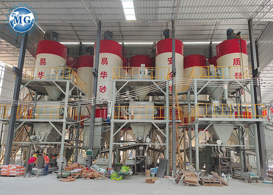 linha de produção seca 30T do almofariz do pó 120Kw/cimento automático completo areia de H