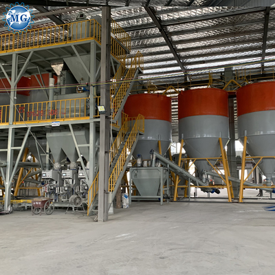 10-30T/H Linha de produção automática de argamassa seca Máquina de mistura de argamassa seca