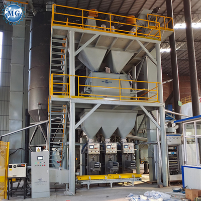 Tipo de válvula seca Linha de produção automática de argamassa de mastigação Equipamento de argamassa seca durável