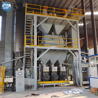 Tipo de válvula seca Linha de produção automática de argamassa de mastigação Equipamento de argamassa seca durável
