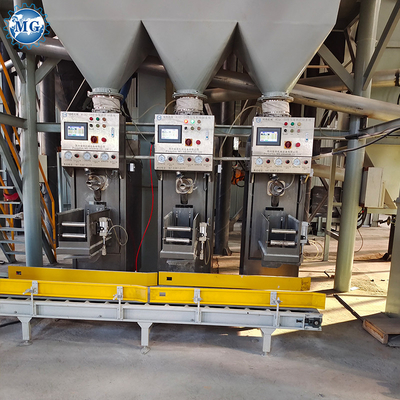 Tipo de válvula seca Linha de produção automática de argamassa de mastigação Equipamento de argamassa seca durável