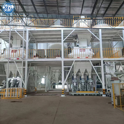 China Novo Produto 15-25T/H Linha Automática de Produção de Morto Seco Máquina de Mistura de Morto de Cimento