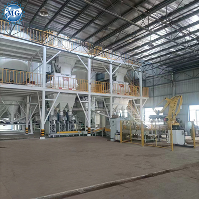 China Novo Produto 15-25T/H Linha Automática de Produção de Morto Seco Máquina de Mistura de Morto de Cimento