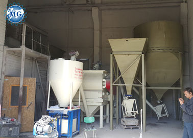 Máquina de mistura de pó de planta de argamassa seca simples com máquina de embalagem