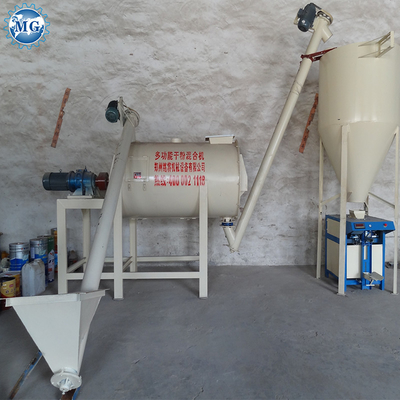 Máquina simples de mistura de argamassa de pó seco para a construção de parede de areia de mastigação Mixer de cimento de azulejos cerâmicos