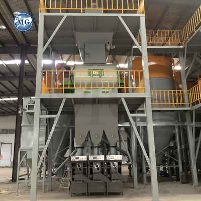 Máquina de mistura de argamassa de pó seco totalmente automática Mural de areia de mastigação Misturador de cimento de azulejos cerâmicos Fabricação de adesivos para venda