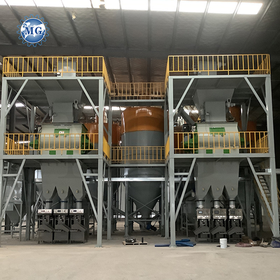 Máquina de mistura de argamassa de pó seco totalmente automática Mural de areia de mastigação Misturador de cimento de azulejos cerâmicos Fabricação de adesivos para venda