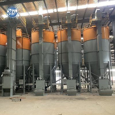 Máquina de mistura de argamassa de pó seco totalmente automática Mural de areia de mastigação Misturador de cimento de azulejos cerâmicos Fabricação de adesivos para venda