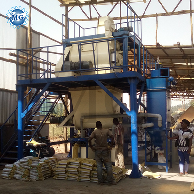 Linha de produção de argamassa de pó seco Equipamento de mistura de cimento de areia de mastigação de parede Máquina de fabricação de adesivos de azulejos cerâmicos