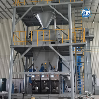 Alto Eficiência Controle de PLC Mistura Seca Pó Morto Mistura de Planta Parede Areia de mastigação Cimento Misturador de gesso Chapas de cerâmica máquina de fabricação de cola adesiva
