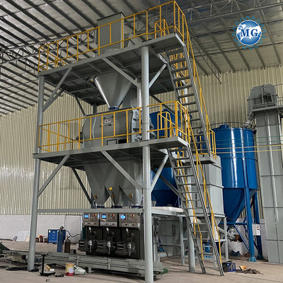 Alto Eficiência Controle de PLC Mistura Seca Pó Morto Mistura de Planta Parede Areia de mastigação Cimento Misturador de gesso Chapas de cerâmica máquina de fabricação de cola adesiva