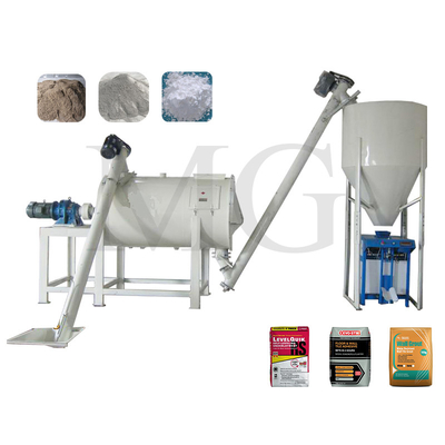 Linha de produção de argamassa de pó seco de baixo investimento Linha de produção de adesivo de telhas cerâmicas