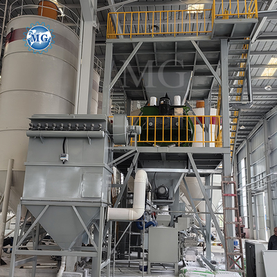 Controle PLC Mistura seca Máquina de mistura de argamassa em pó Mural de areia de mastigação Equipamento de mistura de cimento Chapa de produção de adesivos de azulejos cerâmicos