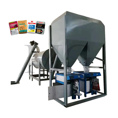 Voltagem personalizada de mistura seca de pó de argamassa de mistura de planta de parede de mastigação Skim Coat Sand Cement Mixer Tile Adesivo cola de madeira de fabricação de máquina