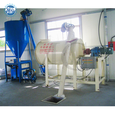 CE Máquina de mistura de argamassa em pó seco simples Máquina de mistura de argamassa em pó de parede Equipamento de mistura de revestimento desnatado Planta de fabricação de adesivos de telhas de piso