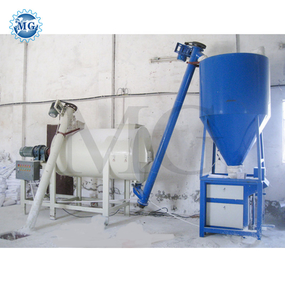 CE Máquina de mistura de argamassa em pó seco simples Máquina de mistura de argamassa em pó de parede Equipamento de mistura de revestimento desnatado Planta de fabricação de adesivos de telhas de piso
