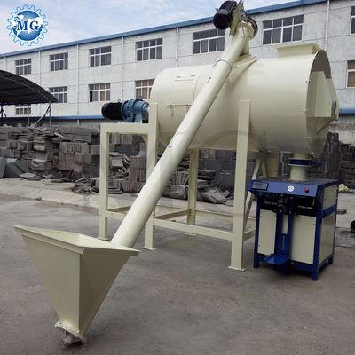 CE Máquina de mistura de argamassa em pó seco simples Máquina de mistura de argamassa em pó de parede Equipamento de mistura de revestimento desnatado Planta de fabricação de adesivos de telhas de piso
