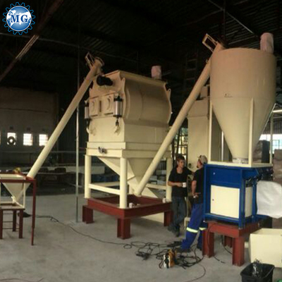4-5 T/H 35 KW Máquina de mistura seca de pó de argamassa de moagem Mural de areia de mastigação Equipamento de mistura de cimento de azulejos