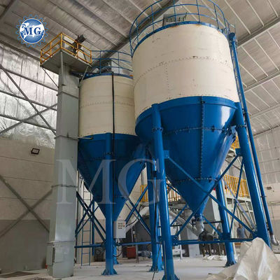 Peso automático planta de mistura de argamassa seca parede gesso de mastigação revestimento desnatado areia misturador de cimento telhas cola colada máquina de fazer