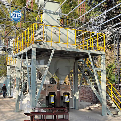 49KW Energia Economização de Energia Manteiga Seca Manteiga de Mistura de Planta De Parede De Puta De Gesso Skim Coat Sand Cimento Mixer Tiles Adesivo Colagem Máquina de Fabricação