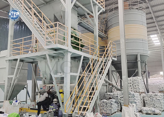 Long Lifetime Automatic Dry Mix Powder Mortar Mixing Plant Parede Putty Skim Coat Tile Adhesive Making Machine