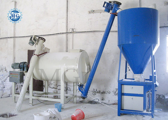 4-6 s / saco Embalagem Planta de Mistura de Argamassa Seca Massa de Parede Máquina de Fazer Argamassa Adesivo de Azulejo Cola Grout