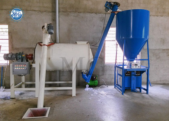 4-6 s / saco Embalagem Planta de Mistura de Argamassa Seca Massa de Parede Máquina de Fazer Argamassa Adesivo de Azulejo Cola Grout