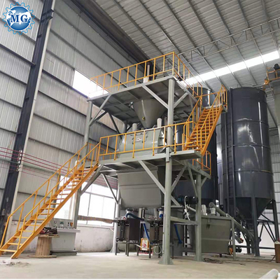 Da planta seca do almofariz de 120KW 30T/H equipamento automático completo da mistura do cimento da areia