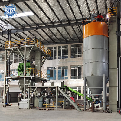 Máquina seca adesiva do revestimento da nata do emplastro da massa de vidraceiro da parede da planta do almofariz do pó da telha de poupança de energia