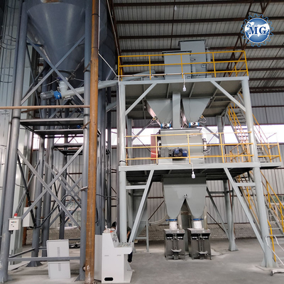 Planta adesiva do almofariz do pó da mistura seca de máquina de mistura da telha do emplastro da gipsita do PLC