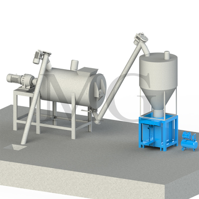 Do eixo helicoidal industrial do tubo do aço carbono dos transportes de parafuso da eficiência elevada máquina de alimentação