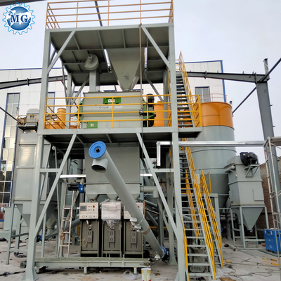 Linha de produção de argamassa seca 10-30T/H para material de construção e máquina adesiva para ladrilhos