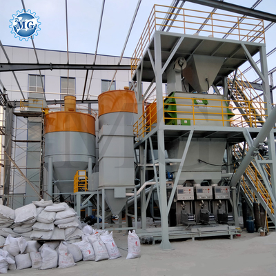 Usina seca de alimentação automática do almofariz do T/H da máquina de mistura 10-30 do esparadrapo do azulejo da massa de vidraceiro da parede