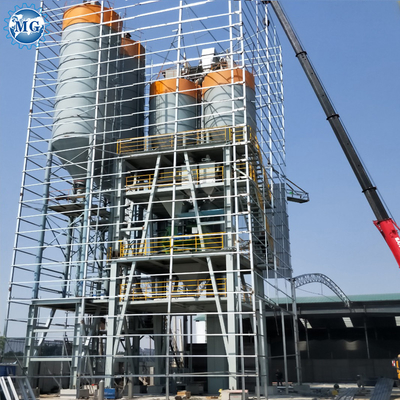 15 - Máquina seca 9m automáticos completos do misturador de almofariz 30T/H com a pá gêmea do eixo