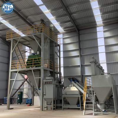 Desempenho eficaz na redução de custos alto 80KW da máquina seca do misturador de almofariz 10TPH bom