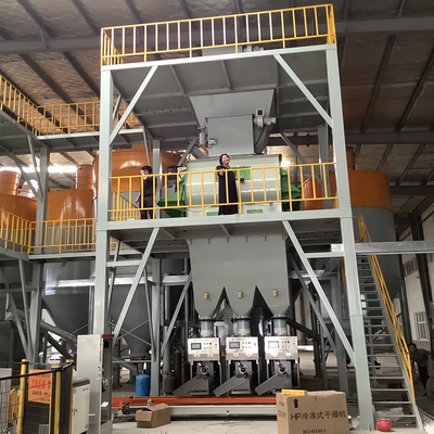 Máquina de fabricação de adesivos de telhas eficiente com capacidade de alimentação e dosagem automática de materiais 10-30T/H