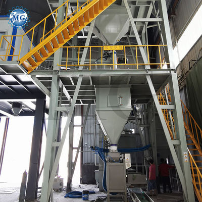 40-80 Hz Dry Powder Mortar Production Line Wall Putty Gypsum Waterproof Mortar Mixing Equipment Floor Tile Adhesive Manufacturing Plant