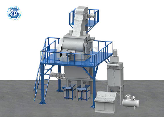 Linha de produção de argamassa em pó seco, 8-50 t/h, máquina misturadora de revestimento de massa de parede, telha cerâmica, cola adesiva, planta de fabricação